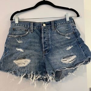Denim Forum jean shorts, ex boyfriend short style